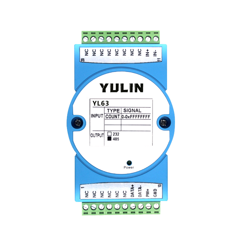 8路DI高速计数器8路DO支持PWM输出Modbus RTU模块 YL63